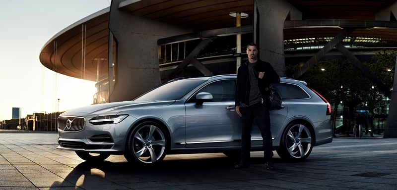 Volvo Cars’ new V90 campaign features footballing legend Zlatan Ibrahimović