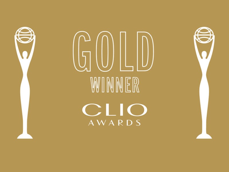 Gold Winner Clio Awards