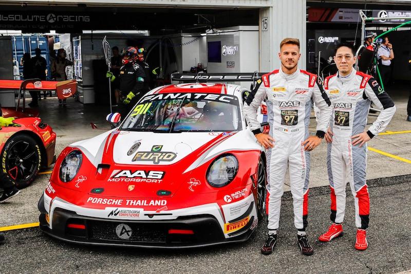 วุฒิกร และ อเลสซิโอ พา Porsche 911 GT3R คว้า Double Podium รายการ GT World Challenge Asia 2023 @ Okayama Circuit, ญี่ปุ่น
