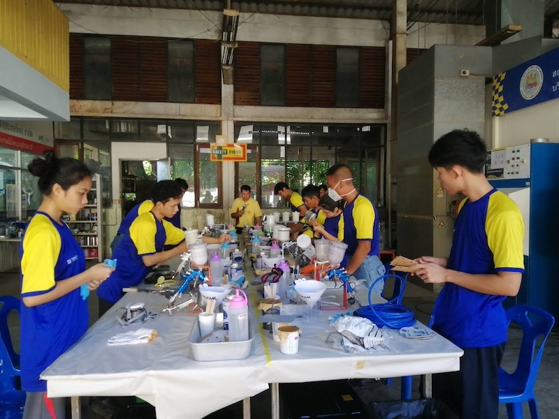 นักศึกษาวิทยาลัยเทคโนโลยียานยนต์โตโยต้าคว้ารางวัลจากWorldSkills Thailand 2024 – Regional Competition