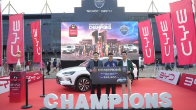 บีวายดี ประเทศไทย และ เรเว่ อัดฉีดแชมป์ BYD SEALION 6 League 1