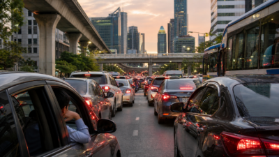 คนกรุงเทพอายุสั้นลงกี่ปี เพราะติดอยู่บนถนน?